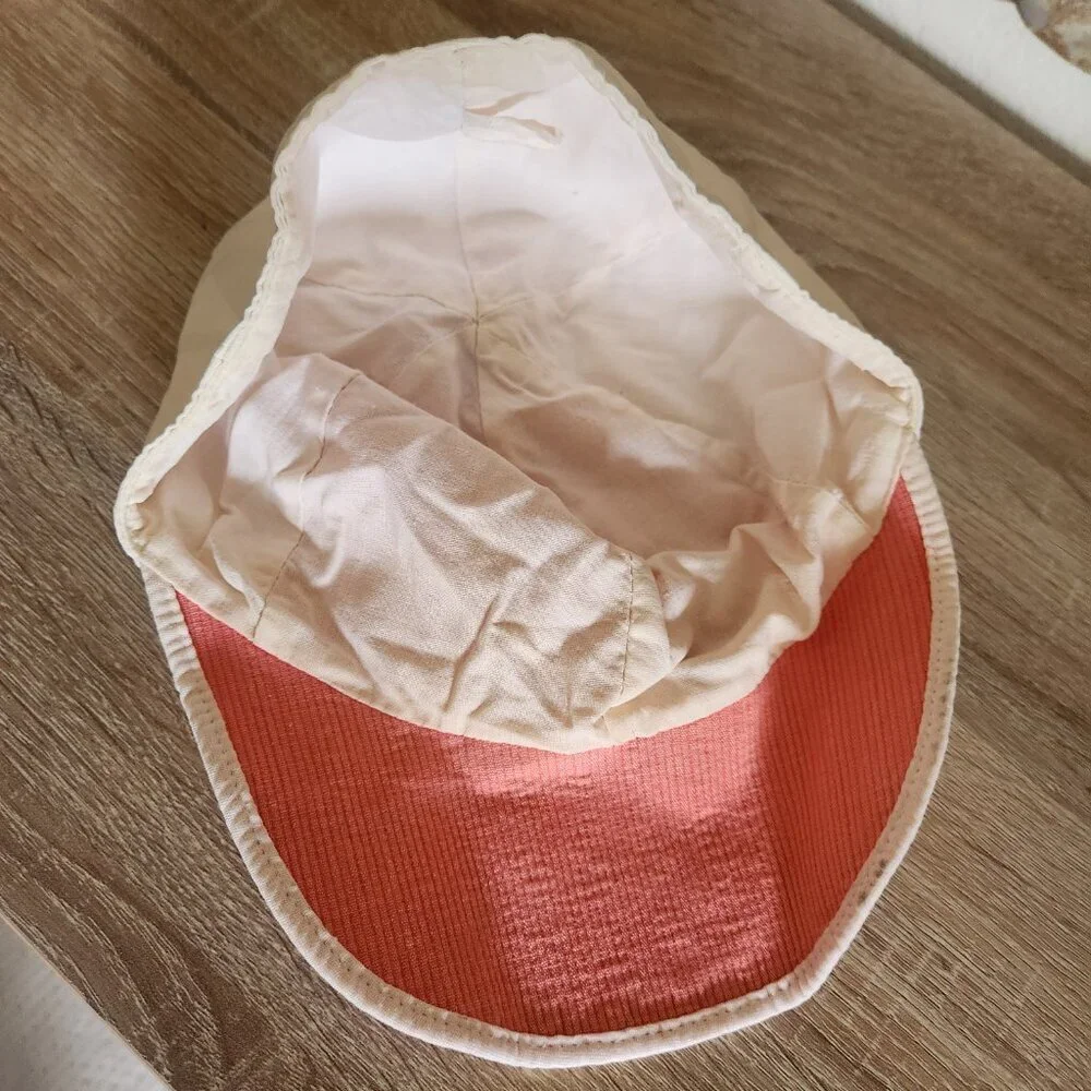 Vintage USSR Soviet Union Retro Lada Niva Car Pink Corduroy Child's Sun Hat